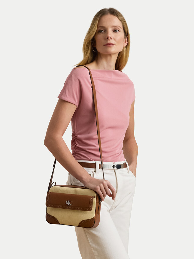 LAUREN RALPH LAUREN Torebka LAUREN RALPH LAUREN Marcy 431966778001 Beżowy