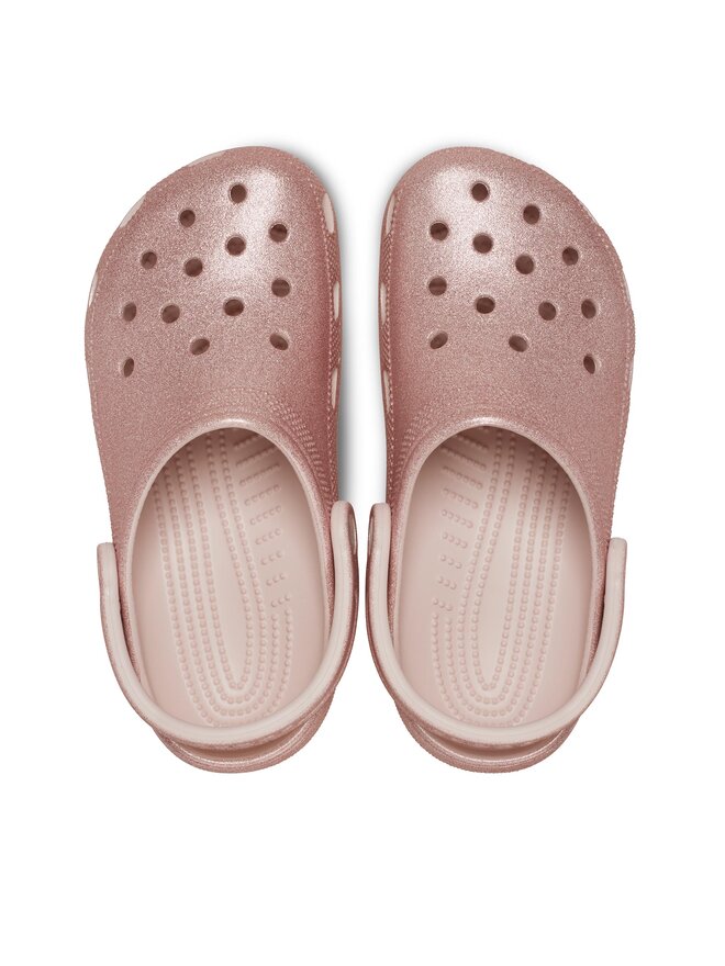 Crocs Παντόφλες Crocs Classic Glitter Clog Quartz 205942 Ροζ