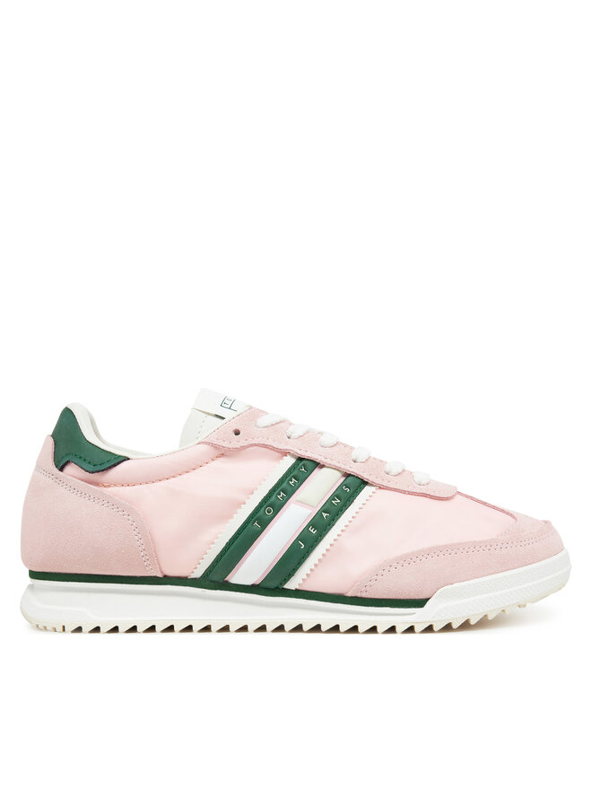 Tommy Jeans Laisvalaikio batai Tommy Jeans Tjw Retro Runner Cleated EN0EN02717 Rožinė
