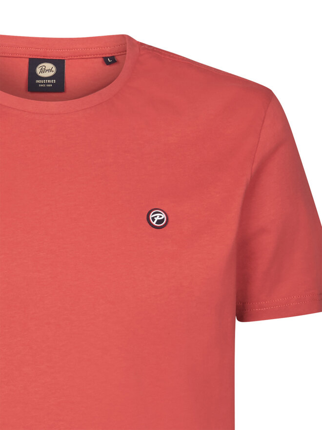 Petrol Industries Petrol Industries Camiseta M-ROS-TSR002 Rojo Regular Fit