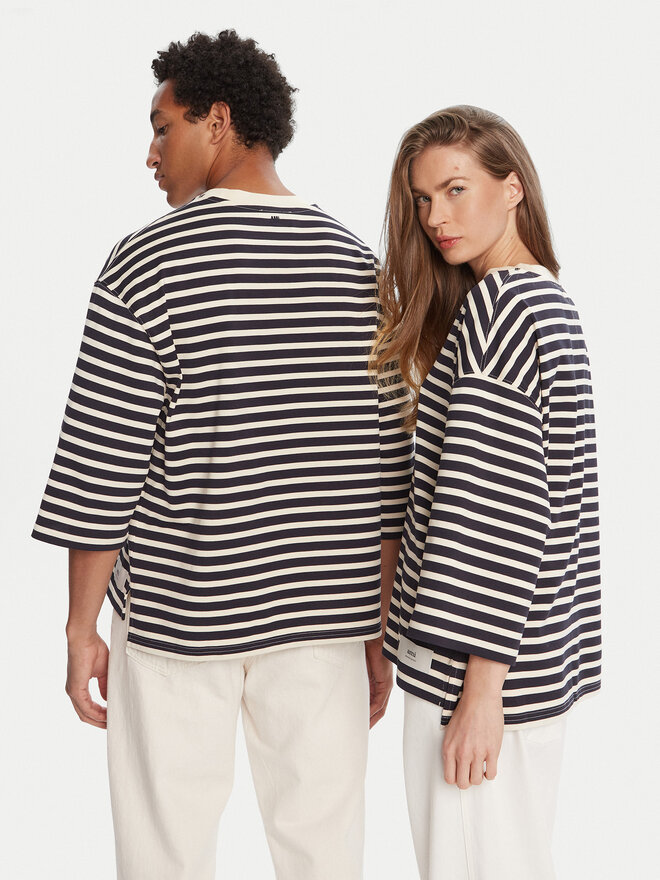 AMI PARIS AMI PARIS Póló UTS056.JE0121 Sötétkék Relaxed Fit