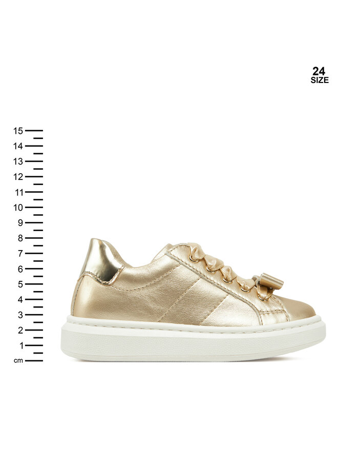 Calvin Klein Jeans Halbschuhe Calvin Klein Jeans Sneaker Bassa Allacciata V1A9-83044-0220 Goldfarben
