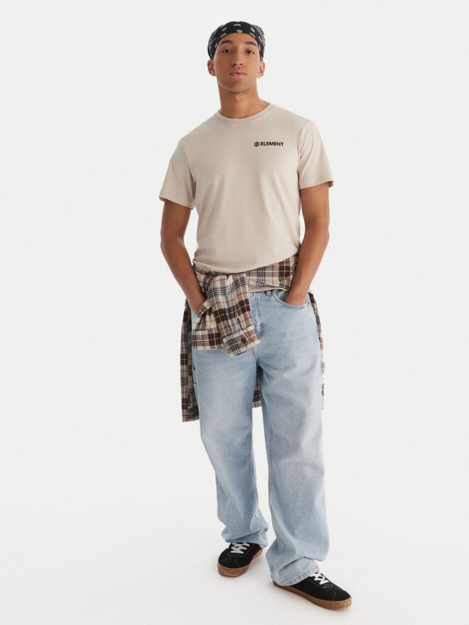 Element Element T-Shirt Blazin Chest ELYZT00595 Beige Regular Fit