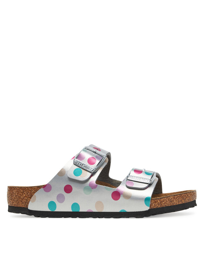Birkenstock Klapki Birkenstock Arizona Kids 1029842 S Srebrny