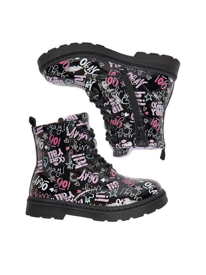DeeZee Schnürschuhe DeeZee CEO-CM250113-4 Schwarz