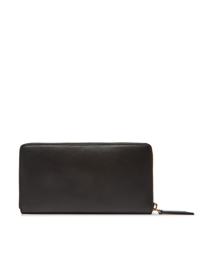 Tommy Hilfiger Liels vīriešu maks Tommy Hilfiger Th Leather Slg Lrg Za AW0AW17498 Melns