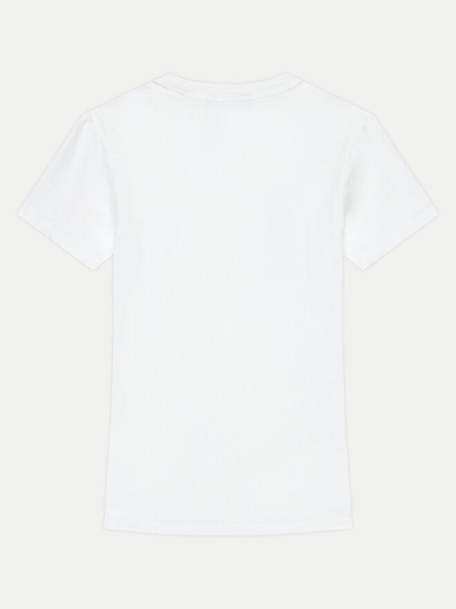 Napapijri Napapijri T-Shirt Chamois NP0A4HYL S Λευκό Regular Fit