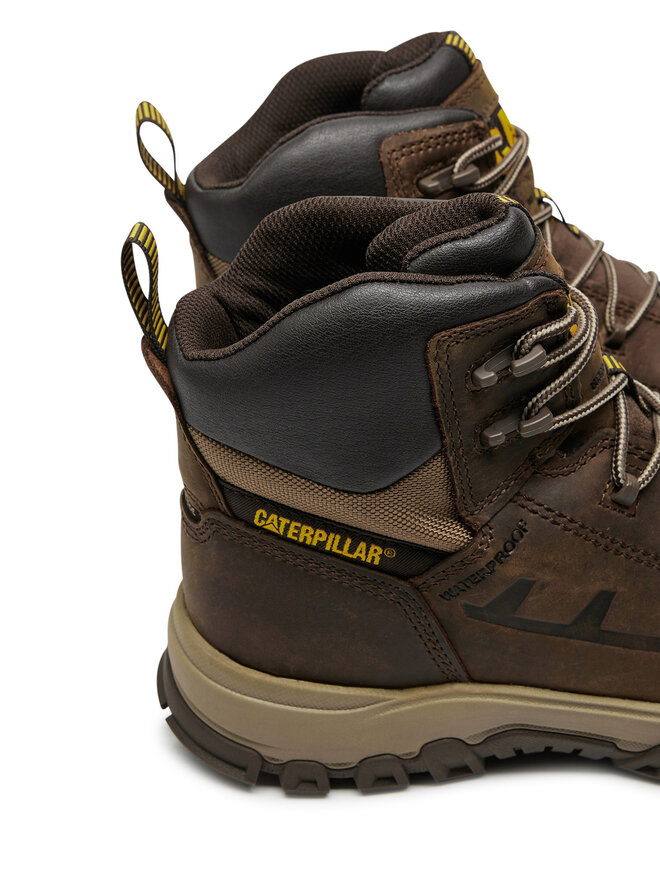 CAT Footwear Schnürstiefeletten CAT Footwear Threshold Rebound Wp Nm Ct S7L Hro Fo Sr P726048 Braun