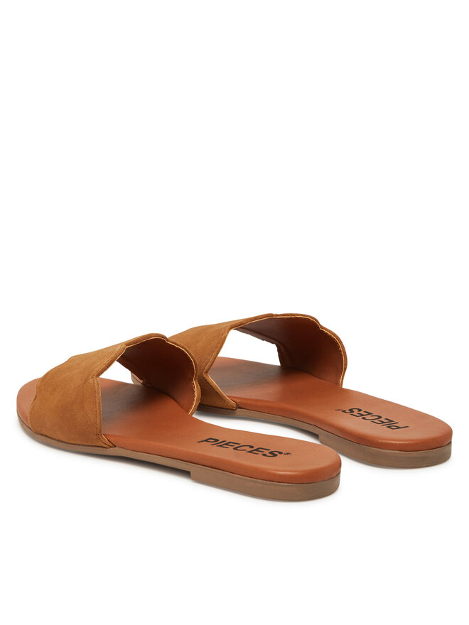 Pieces Papucs Pieces 17156838 Barna