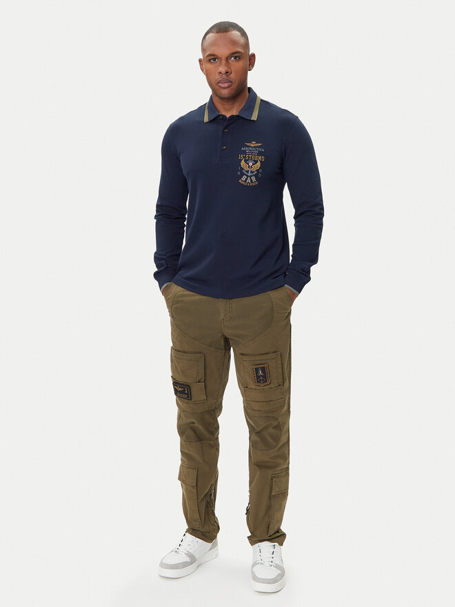 Aeronautica Militare Aeronautica Militare Polo 252PO1896UP00173 Azul marino Regular Fit