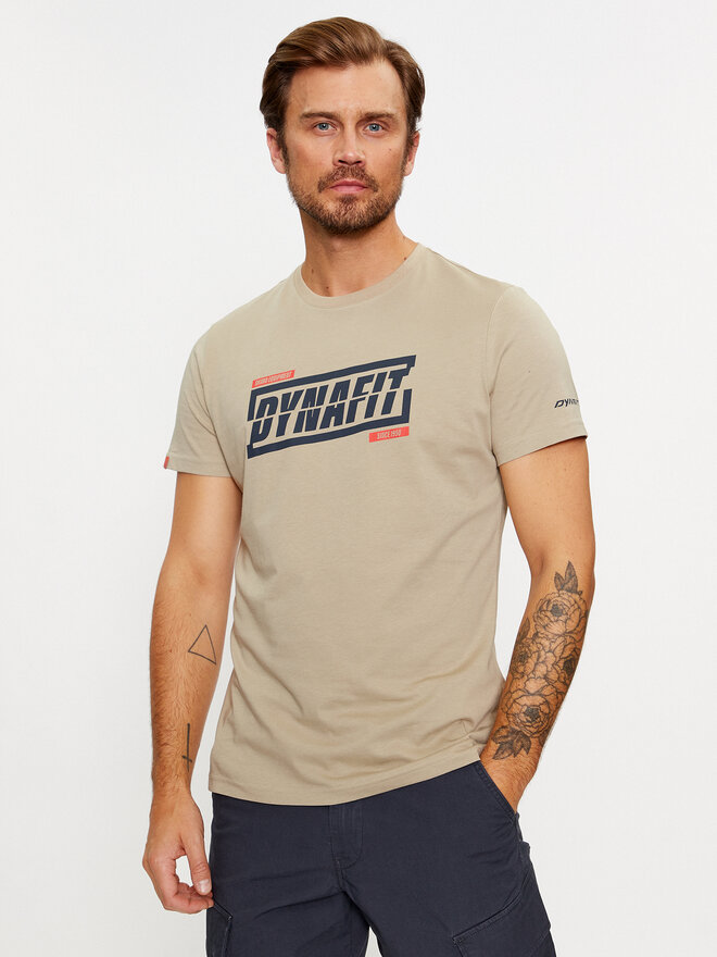 Dynafit Dynafit Футболка Graphic Co M S/S Tee 08-70998 Хакі Regular Fit