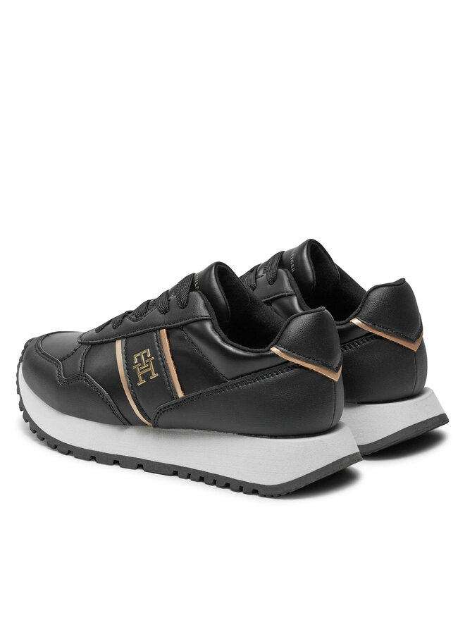 Tommy Hilfiger Superge Tommy Hilfiger Low Cut Lace-Up Sneaker T3A9-33548-1695 M Črna