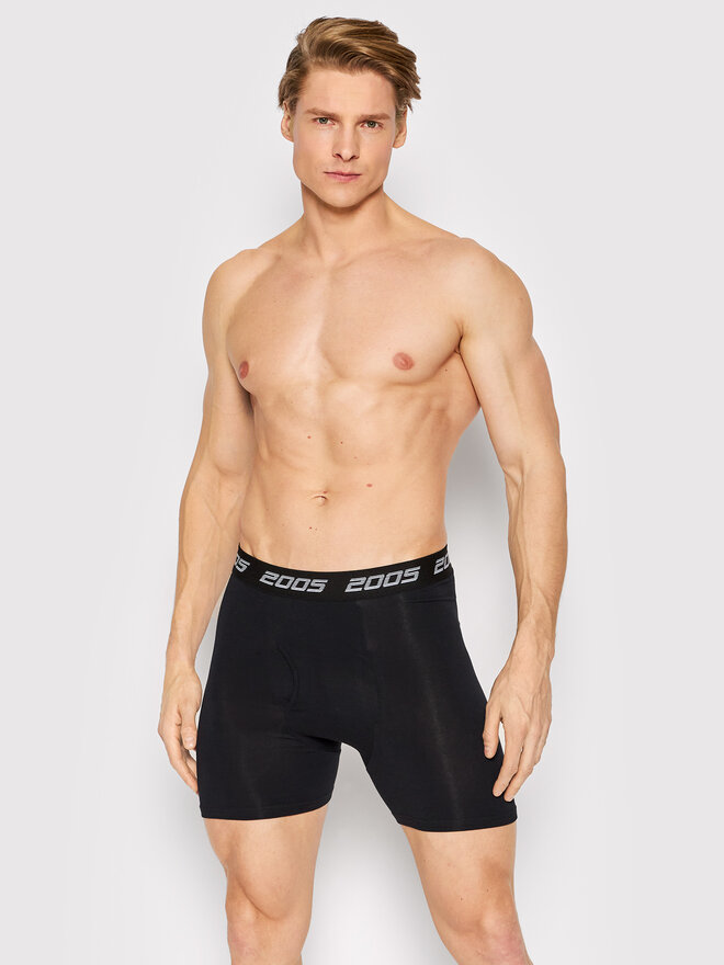 2005 2005 2er-Set Boxershorts Boxers Schwarz