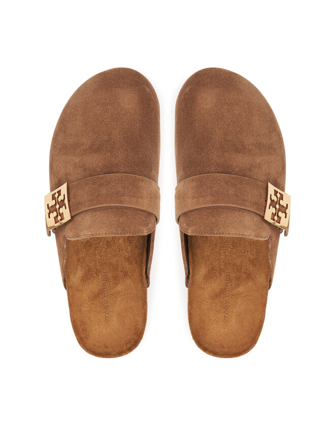 Tory Burch Παντόφλες Tory Burch Mellow Mule 154446 Καφέ