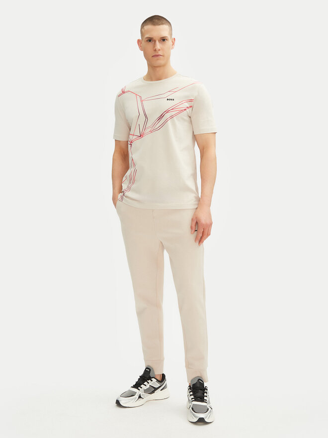 BOSS BOSS T-Shirt Beetle 50542048 Beige Regular Fit