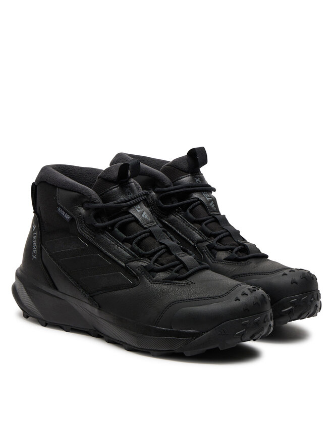 adidas Pārgājienu apavi adidas Terrex Winter Boot Mid Leather ID2859 Melns