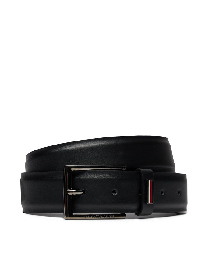 Tommy Hilfiger Férfi öv Tommy Hilfiger Business 3.5 AM0AM12062 Fekete