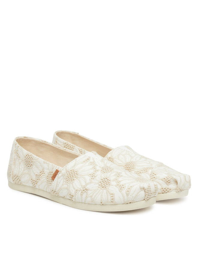 Toms Félcipő Toms Alpargata Classic 10021932 Ekru