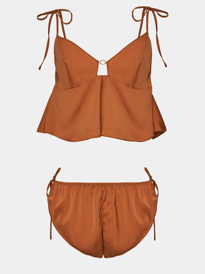 Bluebella Bluebella Pižama Nicole 42109 Oranžinė Regular Fit