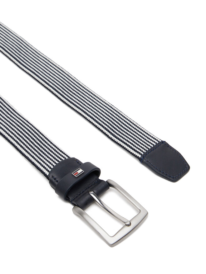 Tommy Hilfiger Curea pentru Bărbați Tommy Hilfiger Denton Elastic 3.5 AM0AM13354 Bleumarin