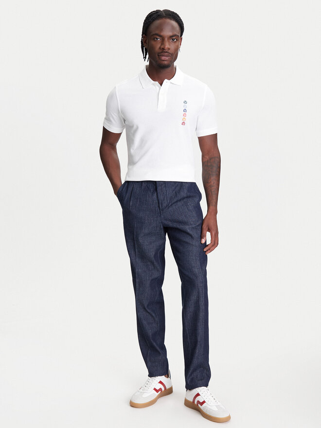 United Colors Of Benetton United Colors Of Benetton Poloshirt 3089U302J Weiß Regular Fit
