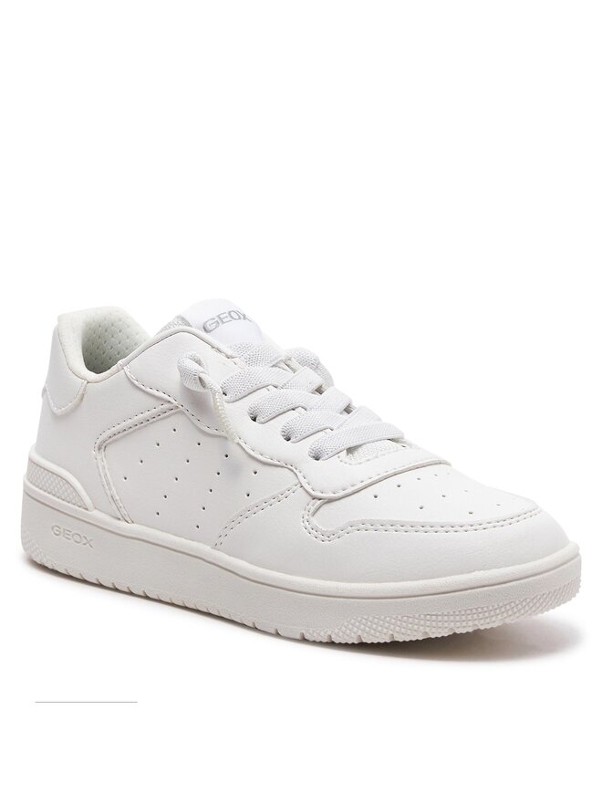 Geox Sneakersy Geox J Washiba Girl J36HXD 054FU C1000 S Biela