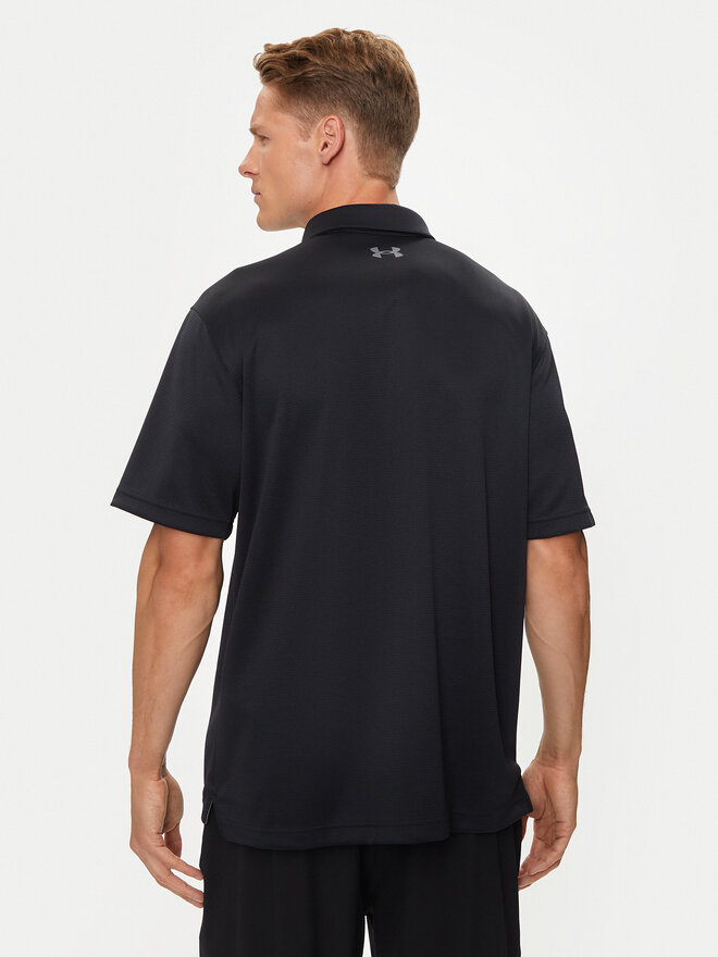 Under Armour Under Armour Polo marškinėliai UA Tech 1290140 Juoda Loose Fit