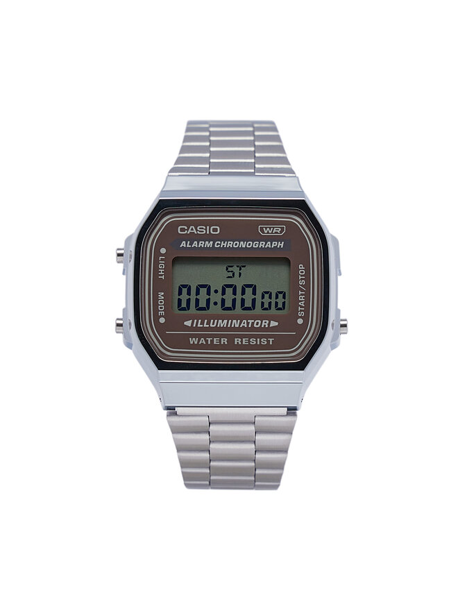 Casio Zegarek Casio A168WA-5AYES Srebrny
