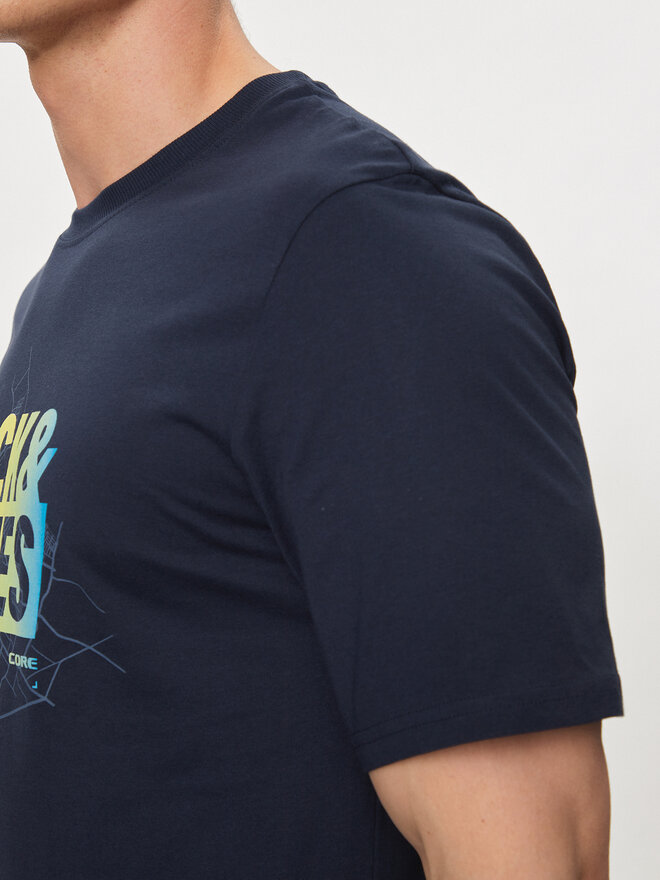 Jack&Jones Jack&Jones Marškinėliai Map 12257908 Tamsiai mėlyna Regular Fit