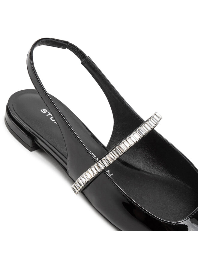 Stuart Weitzman Sandále Stuart Weitzman Stefanie Slngback Fl SI438 Čierna