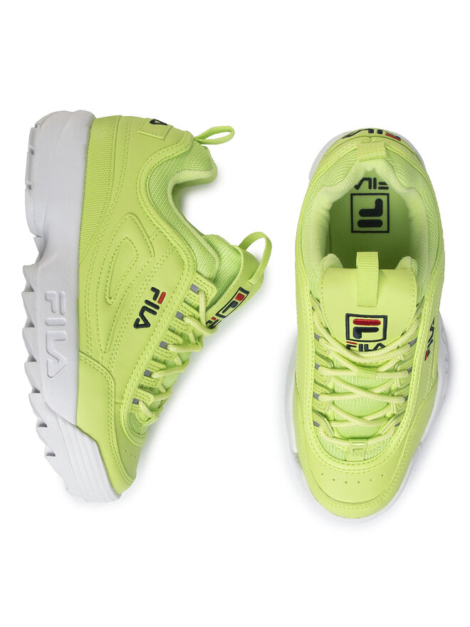 Fila disruptor sharp green on sale