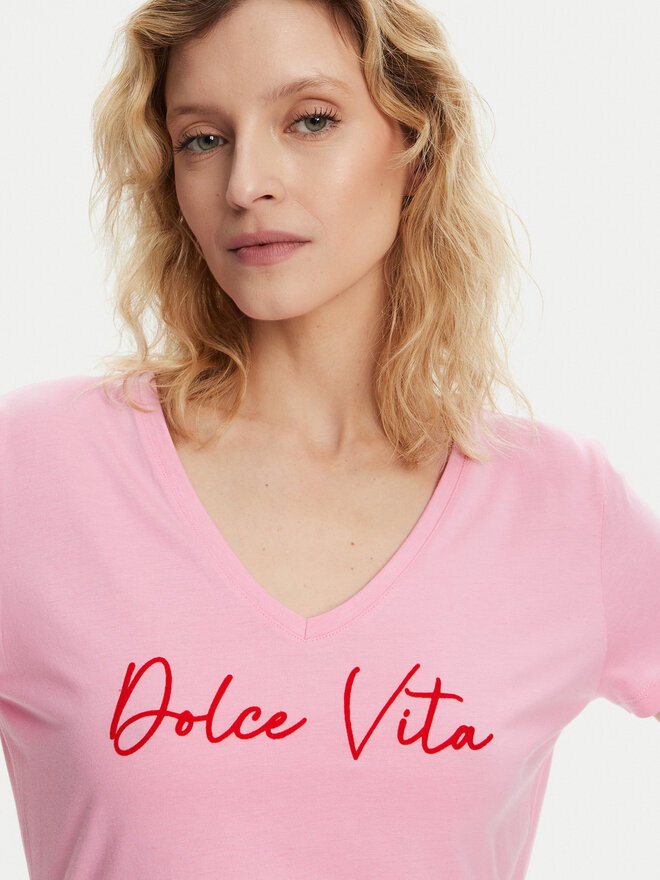 Morgan Morgan Camiseta 251-DOLCE Rosa Regular Fit