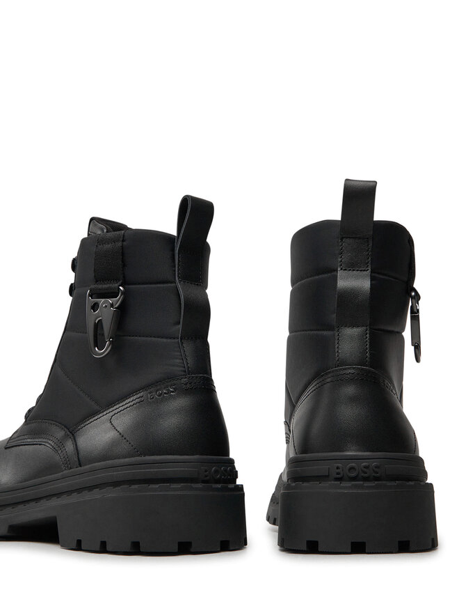 BOSS Schnürstiefeletten Boss Nebular 50529188 Schwarz