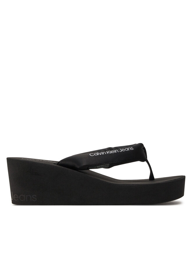 Calvin Klein Jeans Σαγιονάρες Calvin Klein Jeans Beach Wedge Sandal Padded Ny YW0YW01397 Μαύρο