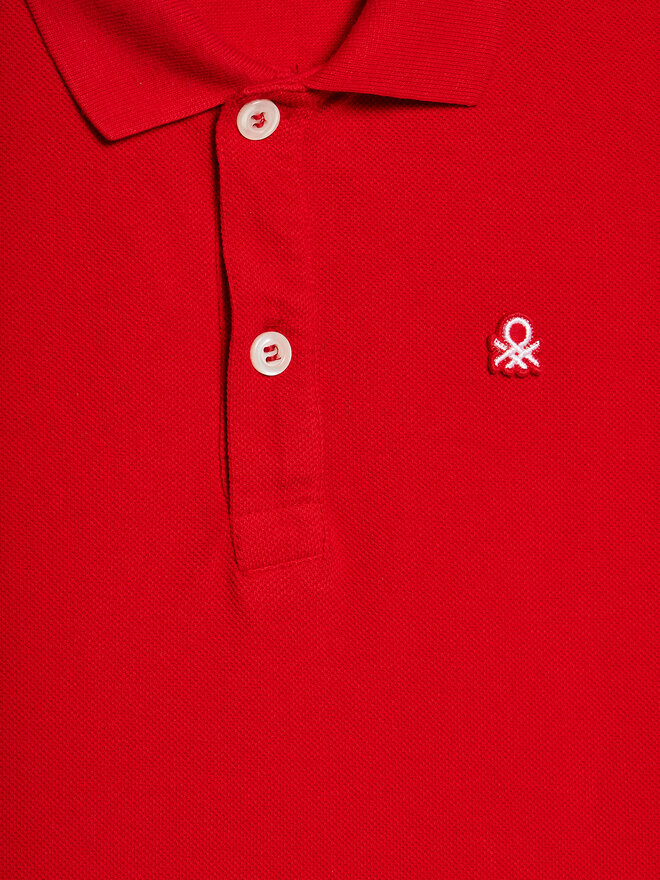 United Colors Of Benetton United Colors Of Benetton Pólóing 3089C300Q Piros Regular Fit