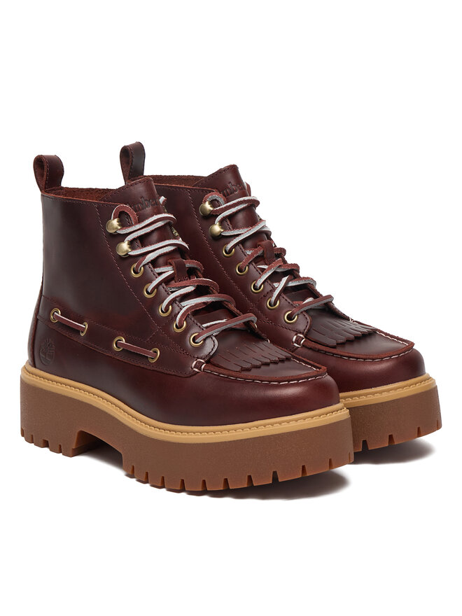 Timberland Gležnjarji Timberland Stone Street Mid TB0A27YZEIW1 Bordo rdeča
