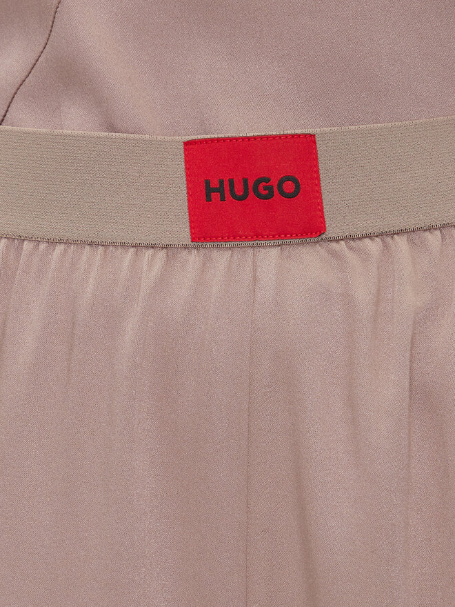 HUGO HUGO Kratke hlače pižama Red Label Lace_Short 50531629 Rjava Relaxed Fit