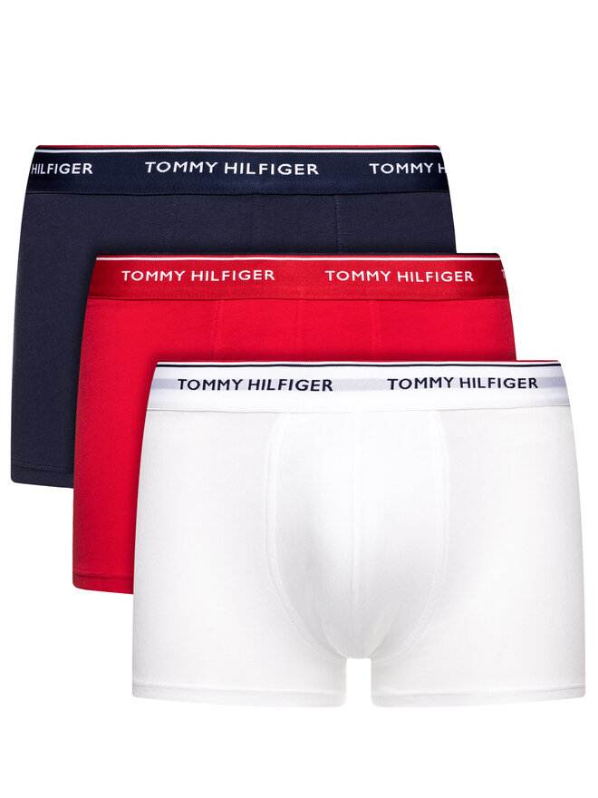 Tommy Hilfiger Tommy Hilfiger Σετ μποξεράκια 3 τμχ 3P Trunk 1U87903842 Έγχρωμο