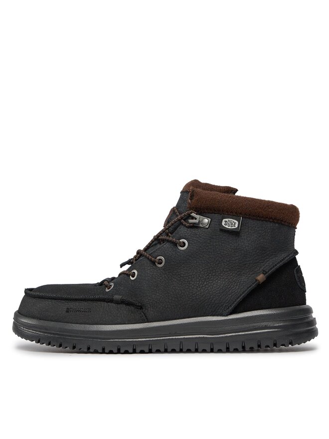 Hey Dude Черевики Hey Dude Bradley Boot Leather 40189-001 Чорний