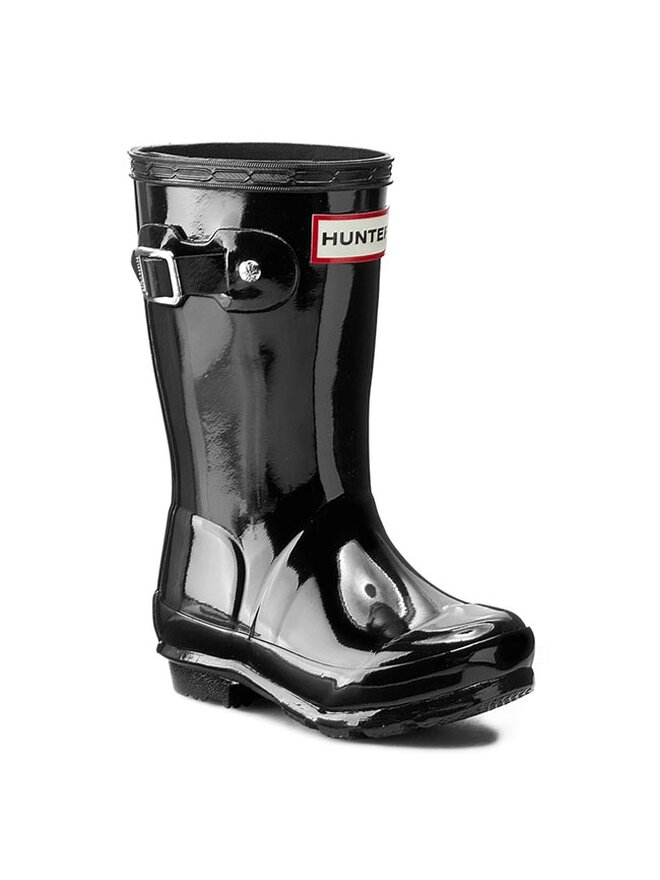 Hunter Cizme de cauciuc Hunter Orginal Kids Gloss JFT6000RGL Negru