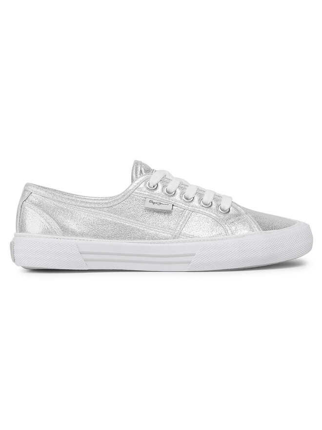 Pepe Jeans Кросівки Pepe Jeans Aberlady Shine PLS31154 Срібний