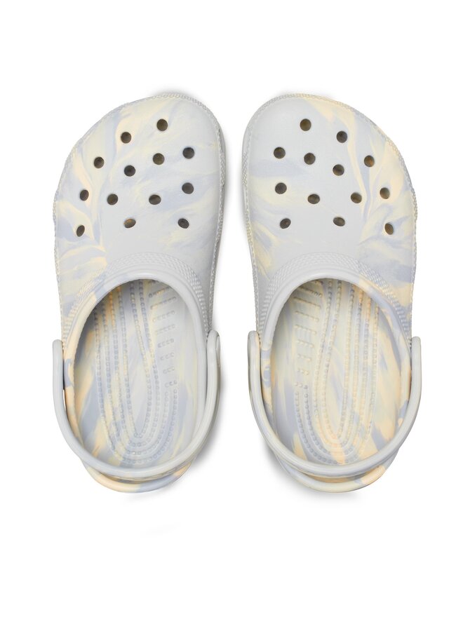 Crocs Iešļūcenes Crocs Classic Marbled Kids Clog T 206838 Pelēks