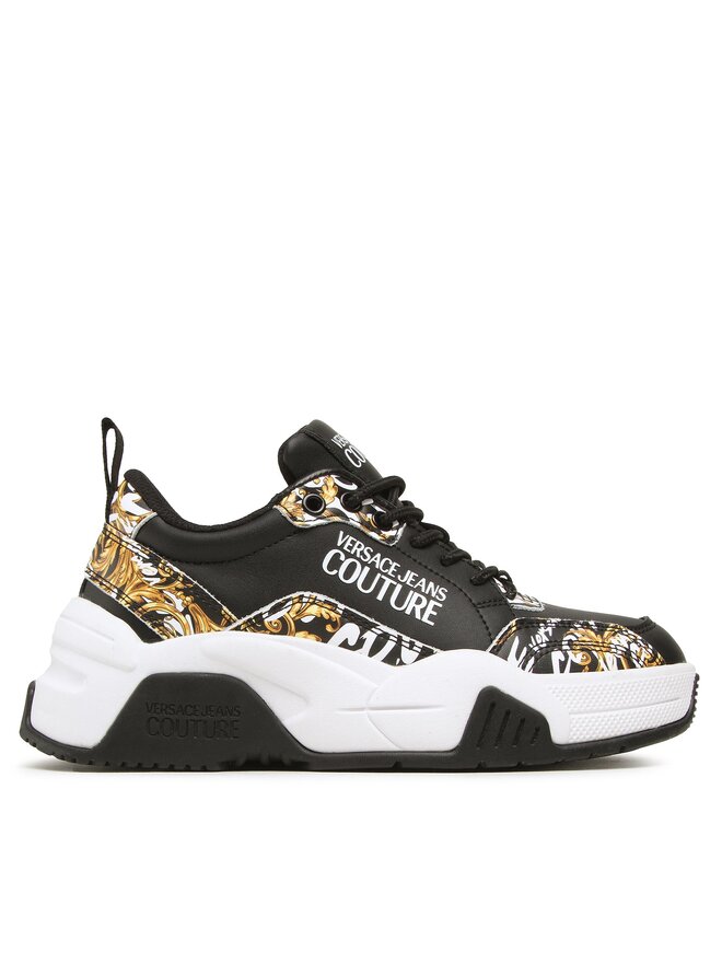 Versace Jeans Couture Снікерcи Versace Jeans Couture 73VA3SF4 Чорний