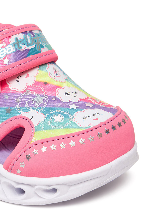 Skechers Sandály Skechers Heart Lights Sandals-Cutie Clouds 302977N/HPMT Růžová