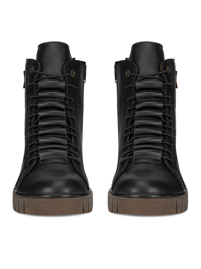 Rieker Schnürschuhe Rieker Y3421-00 Schwarz