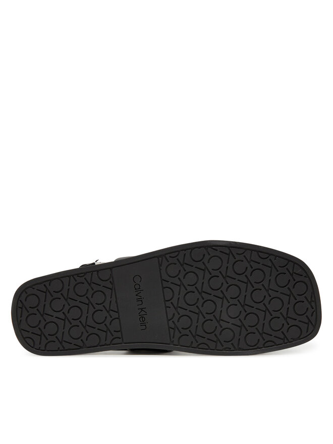 Calvin Klein Sandały Calvin Klein Back Strap W/ Buckle HM0HM01736 Czarny