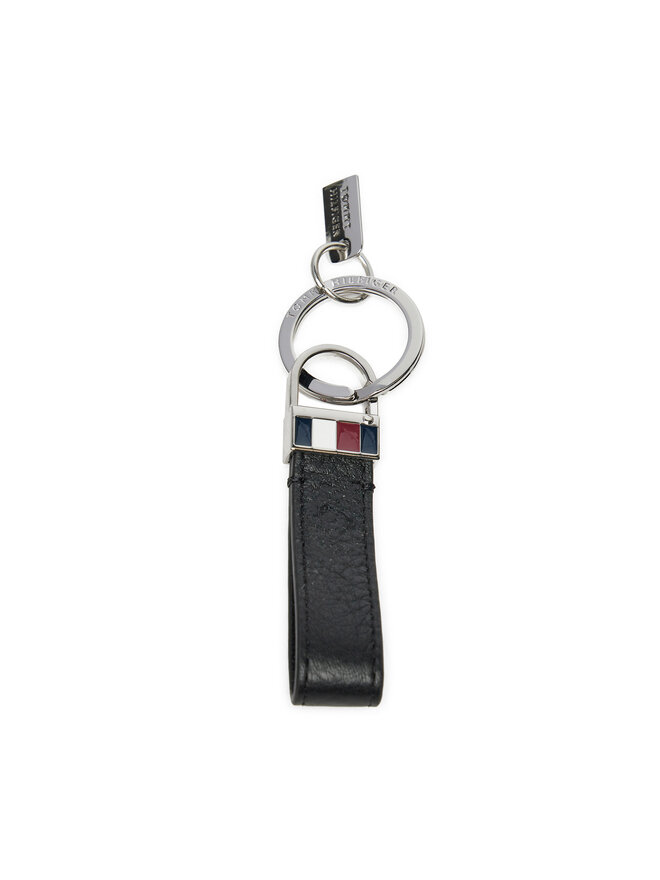 Tommy Hilfiger Zestaw portfel i brelok Tommy Hilfiger Th Premium Mini AM0AM12788 Czarny