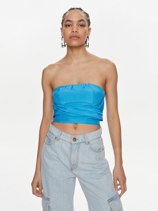 Patrizia Pepe Patrizia Pepe Top 2C1541/A057-CA04 Azul Regular Fit