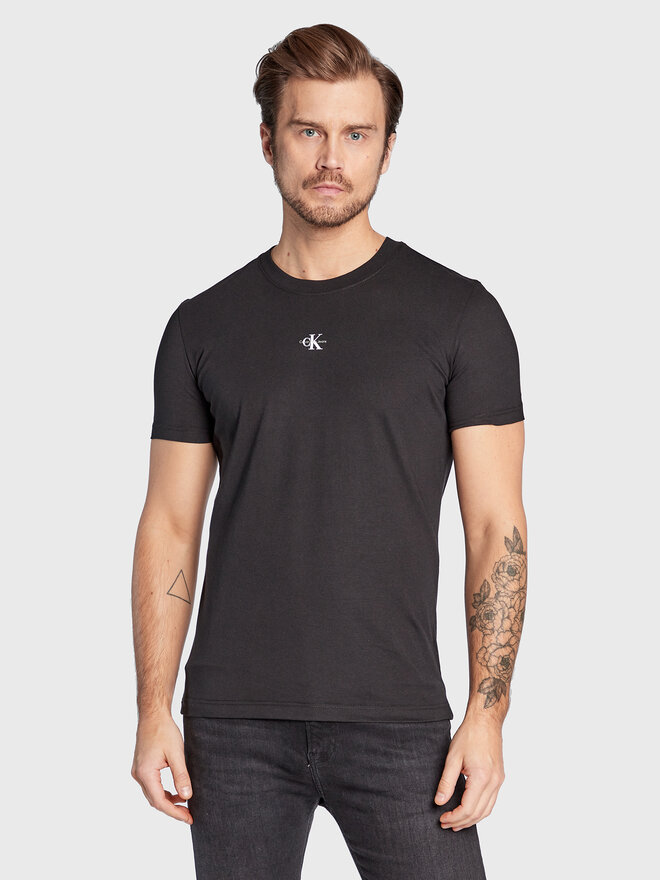 Calvin Klein Jeans Calvin Klein Jeans T-Shirt Monogram J30J322466 Μαύρο Regular Fit