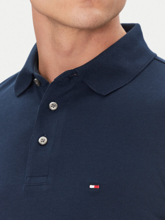 Tommy Hilfiger Tommy Hilfiger Pólóing 1985 MW0MW17771 Sötétkék Slim Fit
